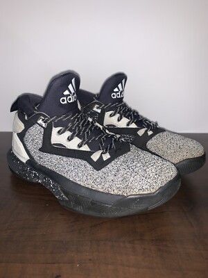 adidas D Lillard 2.0 Static Mens Basketball Shoes Size 10.5 Athletic Black White Adidas D Lillard 2 Static Black White Shoes Mens Size 13  main image 4