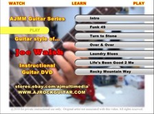 Custom Guitar Lessons, Learn Joe Walsh - DVD Video