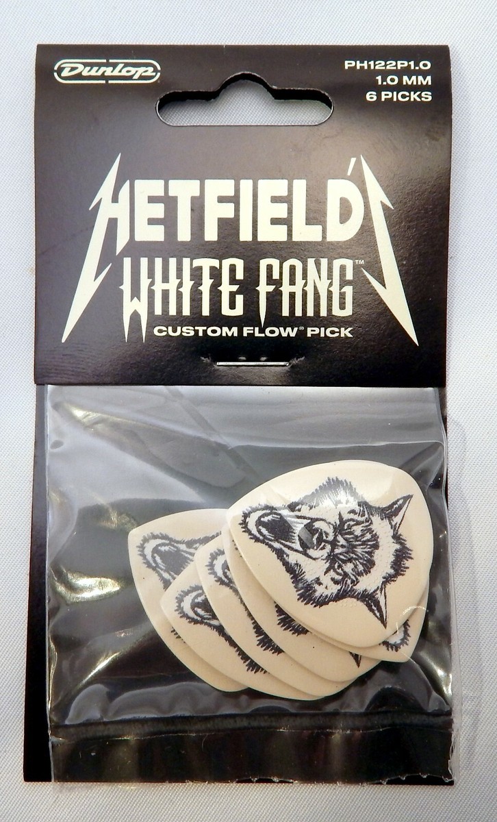 James Hetfield White Fang Flow Guitar Picks (6) Dunlop or