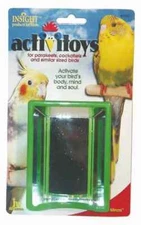 JW Pet Activitoy Hall of Mirrors Bird Toy for Parakeets Canaries Cockatiels