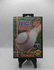 R.B.I. Baseball '93 (Sega Genesis, 1993) CIB Complete W/ Poster Tested & Working