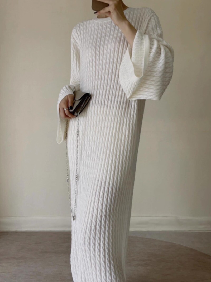 Women's Cable-knit Wool Maxi Dress TOT | eBay Women's Cable-knit Wool Maxi Dress TOT | eBay