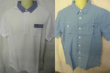 BRAND NEW MENS GIO GOI POLO SHIRT BLUE OR WHITE RRP £35 SHORT SLEEVES STUNNING !