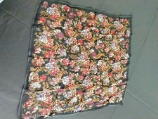 Vintage ECHO floral silk RARE Square scarf
