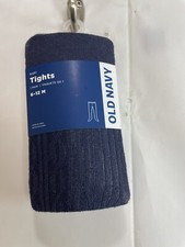 Old Navy Baby Size 12-24M Navy Blue Textured Tights