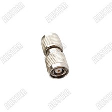 TNC Male to RP-TNC Plug Male Female Pin Straight Coaxial Adapter Connector
