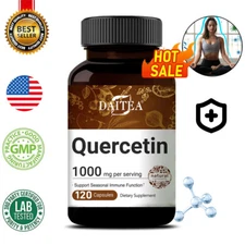Quercetin 1000mg Supports Seasonal Immune Function 30 to 120 Capsules