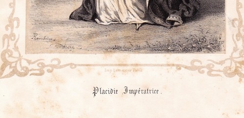 Impératrice Romaine Galla Placidia Wisigoths Aelia Galla Placidia Visigodos - Imagen 5 de 7