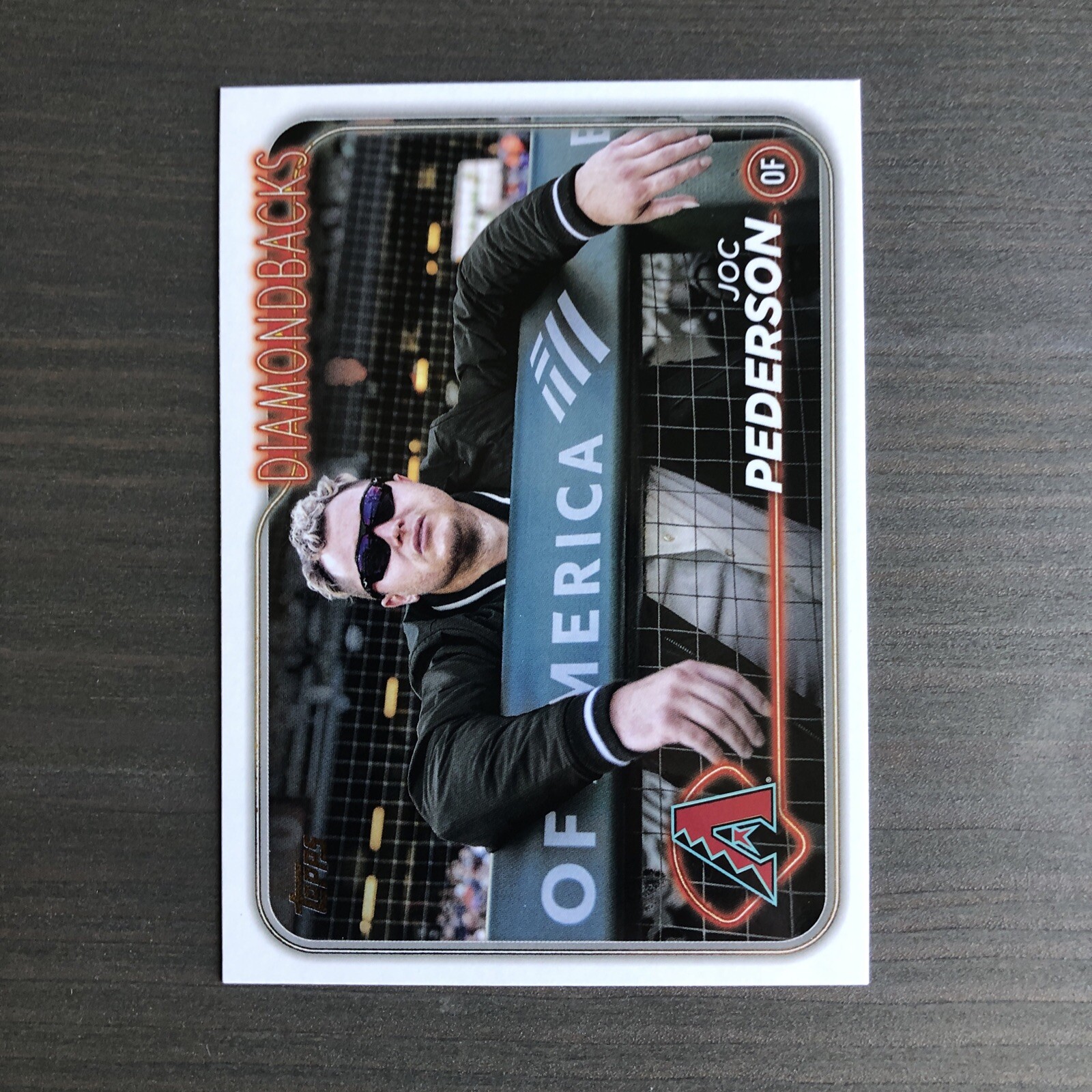 Joc Pederson 2024 Topps Series 2 Golden Mirror Image Variation SSP 603