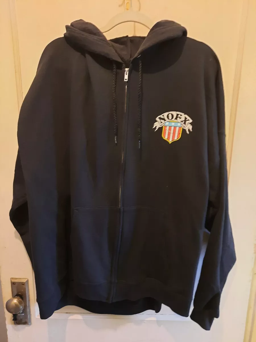 NOFX the Idiots Are Taking Over Full Zip Hoodie Mens 3XL