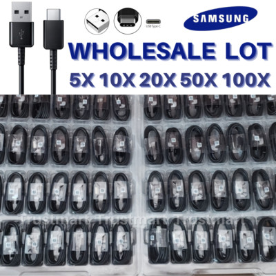 Wholesale Bulk USB C Type C Cable Lot Fast Charger For Samsung S9 S10 S20 Note10