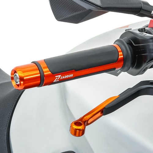 Puños manillar para Triumph Street Triple / R / RS / S LG4 naranja 22mm - Imagen 6 de 7