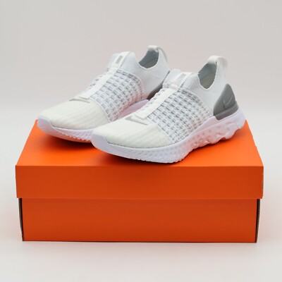 CJ0280-100 Nike React Phantom Run Flyknit 2 True White White Pure Plati (Damen