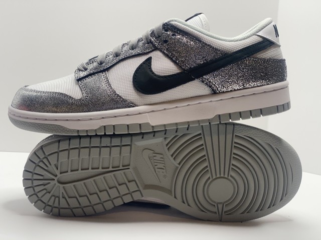 Size 9 - Nike Dunk Low Golden Gals Metallic Silver W for sale online | eBay