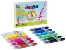 Lot of 12 Color Super Crayons, Gel Crayons, Bright, Bold, Blend Colors