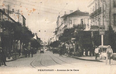 CPA ORIENTALISCHE PYRENÄEN 66 PERPIGNAN AVENUE DE LA GARE