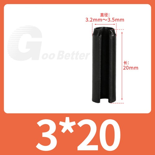 Spannstifte Spannhülsen Hohlsplinte Schwarz Verzinkt Stahl DIN 1481 1.5mm - 12mm - Picture 51 of 147