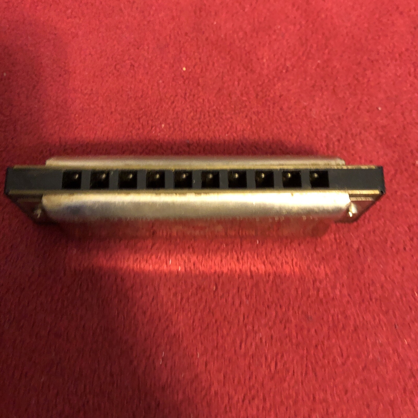Vintage HOHNER Big River Harp Harmonica Original Case KEY OF C Made in