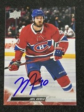 2022-23 Upper Deck Signed Joel Armia Montreal Canadiens 94 Autographed Auto Card