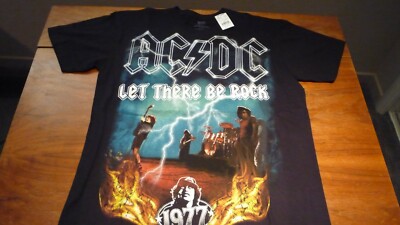 AC DC Let There Be Rock Rockware T Shirt - BRAND NEW WT- Mens size ...