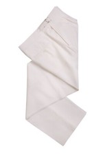 Wedding Trousers Ivory Wool Pant Pants Workwear Formal Cruise Fancy Dress Cream