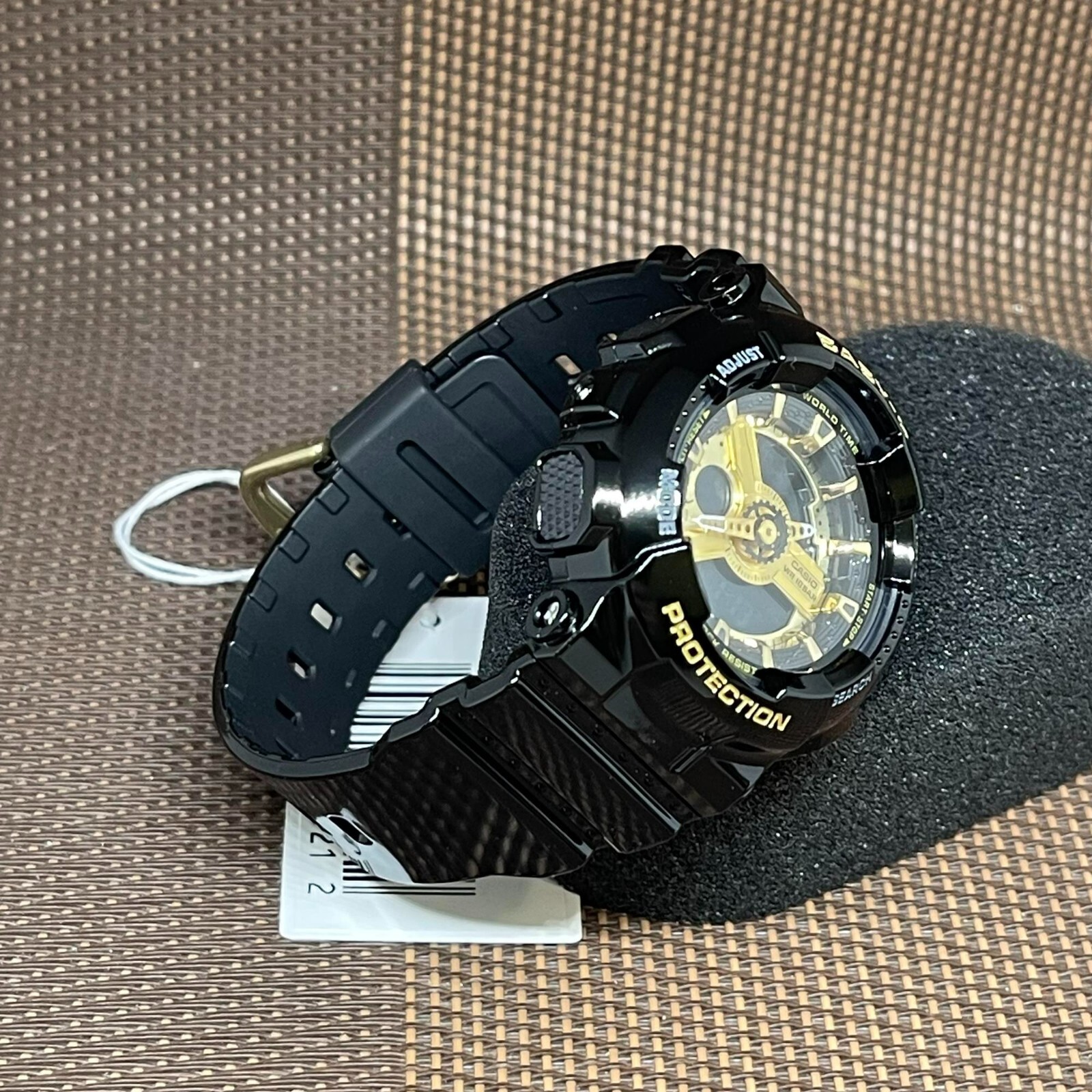 Casio Baby-G Digital-Analogue Black Resin Strap Women Watch BA  