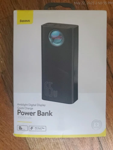 Baseus Portable Charger, 65w 30000mah High Capacity Power Bank