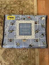 BED JAMMIES Skull Blue Boys Twin Sheet Set