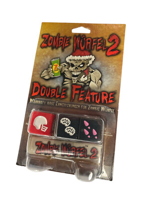 ZOMBIE WÜRFEL 2 - DOUBLE FEATURE - WÜRFEL-SET - DICE-SET - NEU - OVP
