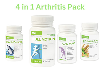 Neolife Joint Pain, Arthritis & Sciatica Relief | CalMag + Full Motion + Omega-3