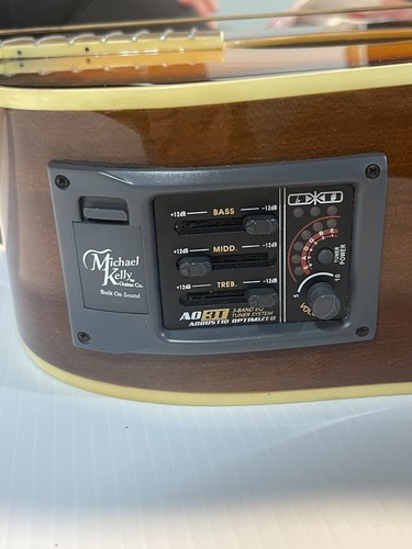 Michael Kelly Nostalgia Series Acoustic Electric 6 String Guitar Model NL0CETSB - Picture 9 of 23