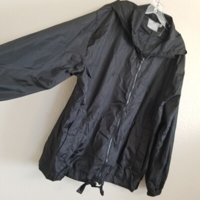 ASOS Black Hooded Lightweight Jacket Size 8 | eBay