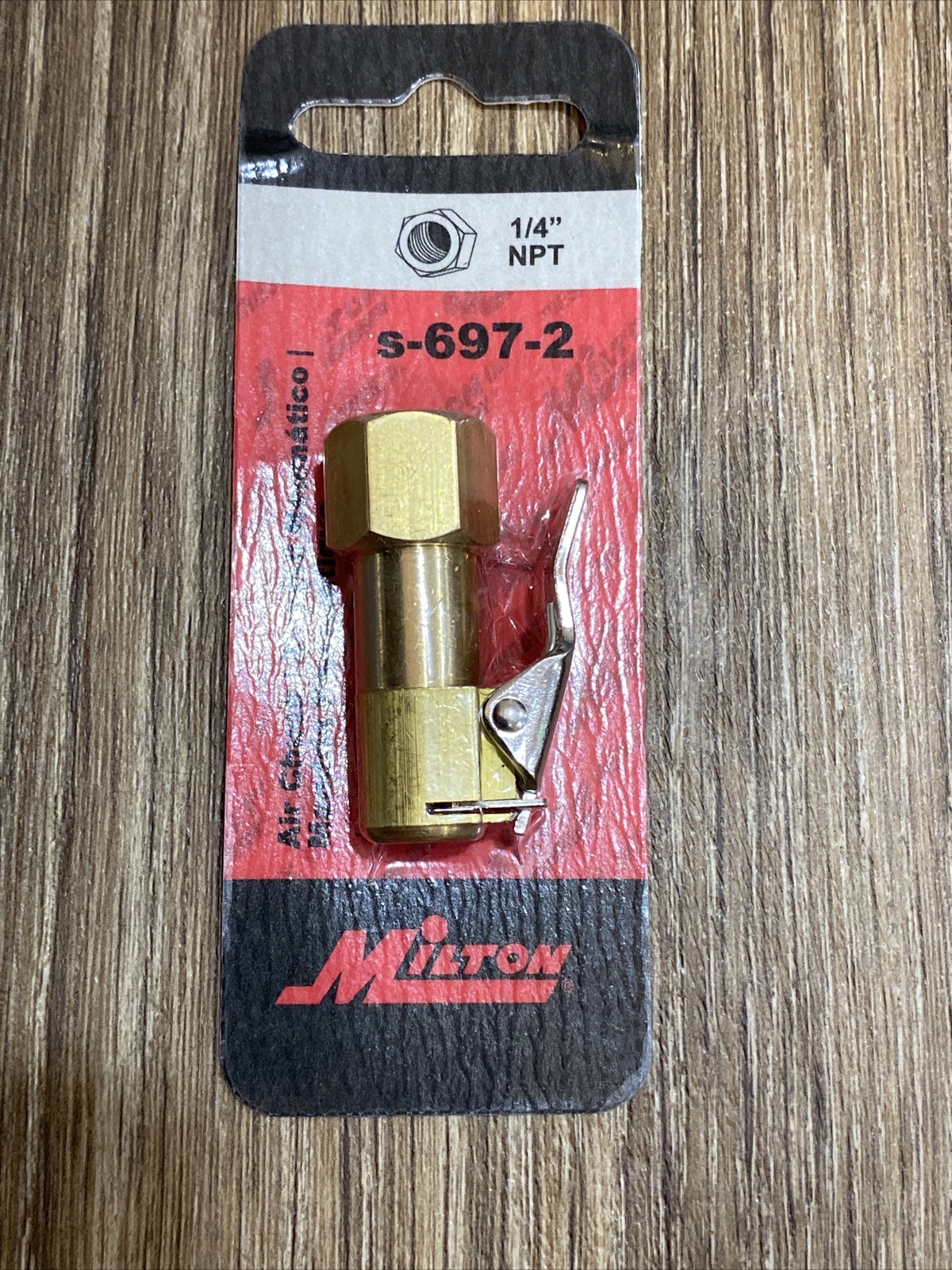 Milton Industries, Inc. 1/4 In. FNPT Euro Style Inflation Air Chuck S 697 2 - Foto 5