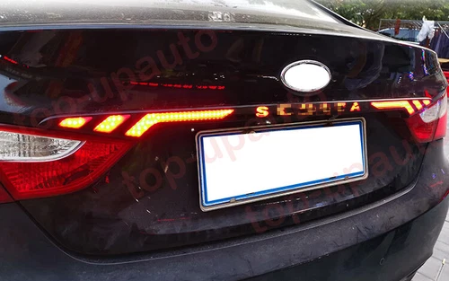Luz LED cromada para puerta trasera Hyundai Sonata 2011-2014 luz de señal de giro de freno - Imagen 2 de 11
