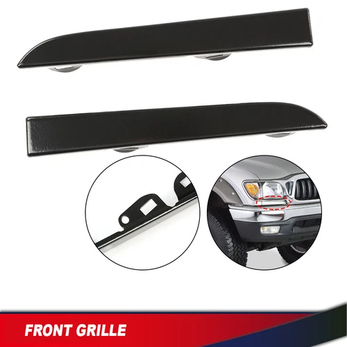 Front Bumper Grille Headlight Filler Trim Panels For Toyota Tacoma 2001-2004 USA - Picture 1 of 8