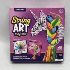 Creative 3D String Art Kit Kids Unicorn  Star Craft Set with Illustrated Guide