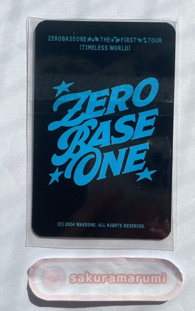 ZB1 RICKY 2024 ZEROBASEONE TIMELESS WORLD SEOUL Jersey