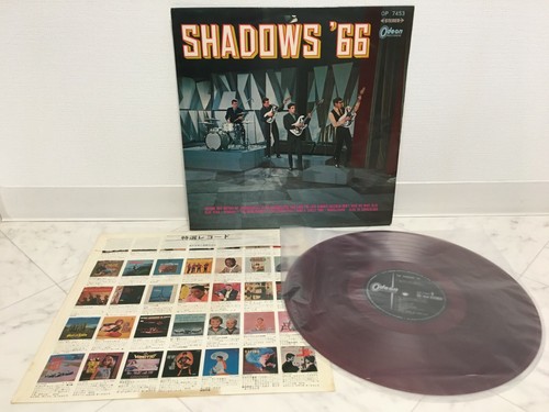 SHADOWS / SHADOWS '66 JAPAN ISSUE LP RED VINYL W/INNER - Picture 3 of 9