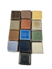 2x2 Tile Mosaic Frosted Collection Multi Color Wall Remodel Ceramic Glazed CT-13