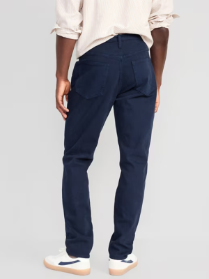 Old Navy Athletic Taper Five-Pocket Pants Mens 32x32 Navy Blue