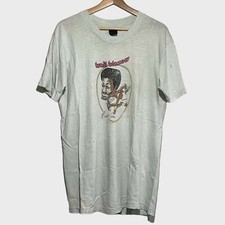 Vtg 1970s Maurice Lucas Portland Trail Blazers Caricature Tee T Shirt Large L
