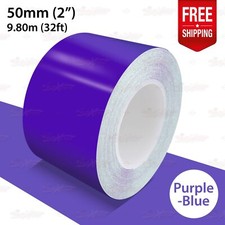 Purple-blue 2 50mm Roll Pin Stripe Car Striping Line Tape Decal Vinyl Sticker Purple-blue 2 50mm Roll Pin Stripe Car Striping Line Tape Decal Vinyl Sticker