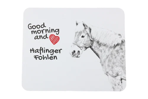 Haflinger veulen muismat met paard Art-Dog