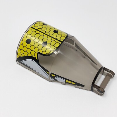 LEGO Windshield Windscreen 7x4x2 Round Bar Handle Yellow Honeycomb
