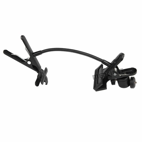 Magic Clamp & Flex Arm Goose Neck 1/4" Ballhead fr Photo Studio Light Stand Grip - Picture 4 of 12