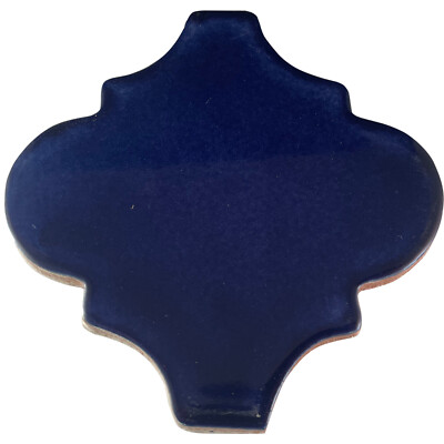 4x4 9 pcs Lantern Cobal Blue Mexican Arabesque Clay Tile Talavera Backsplash