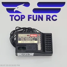 Hitec RC-RCD3200 Dual Conversion, Ultra Narrow Band-7 Channel Receiver 72 Mhz