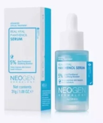 Neogen Dermalogy Real Hyal Panthenol Serum 1.09oz / 31g Exp. 01/27 NEW Sealed 