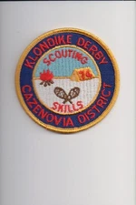 1974 Cazenovia District Klondike Derby Scouting Skills patch