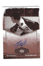 Errol Thompson 2004-05 UD Legendary Signature Autograph Card,# ET    